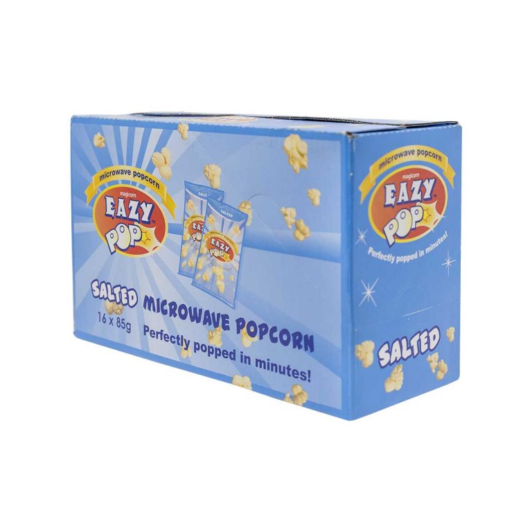 EAZYPOP Microwave Popcorn Salted Flavour 85g to Kohlico Group